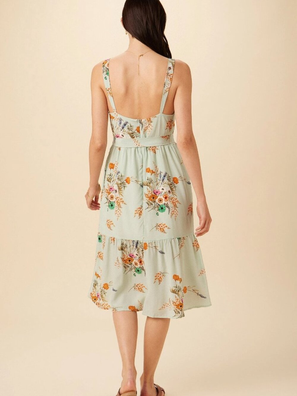 Alessandra Washable Silk Dress – Cannes Floral - Picture 2 of 11